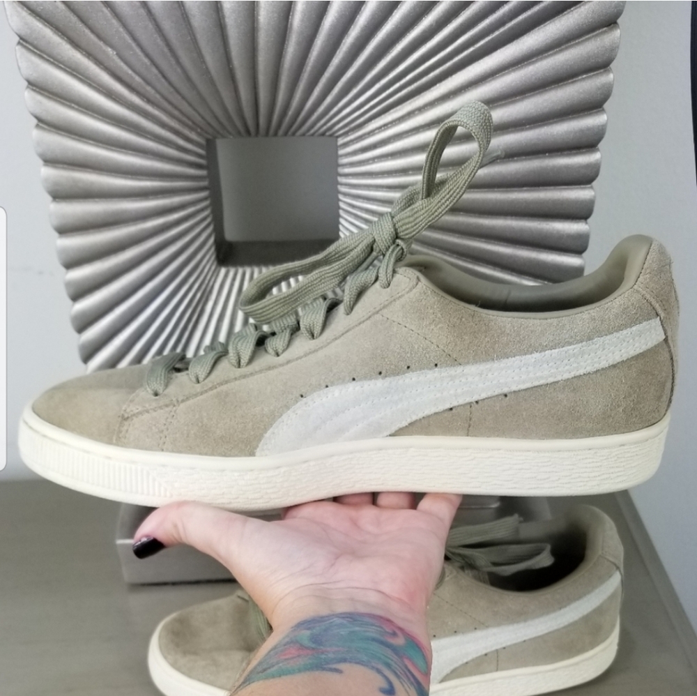 PUMA SUEDE CLASSIC MEN'S SIZE US 9 TAN - Picture 3 of 7